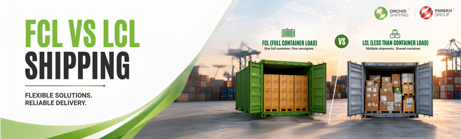 FCL vs LCL Shipping
